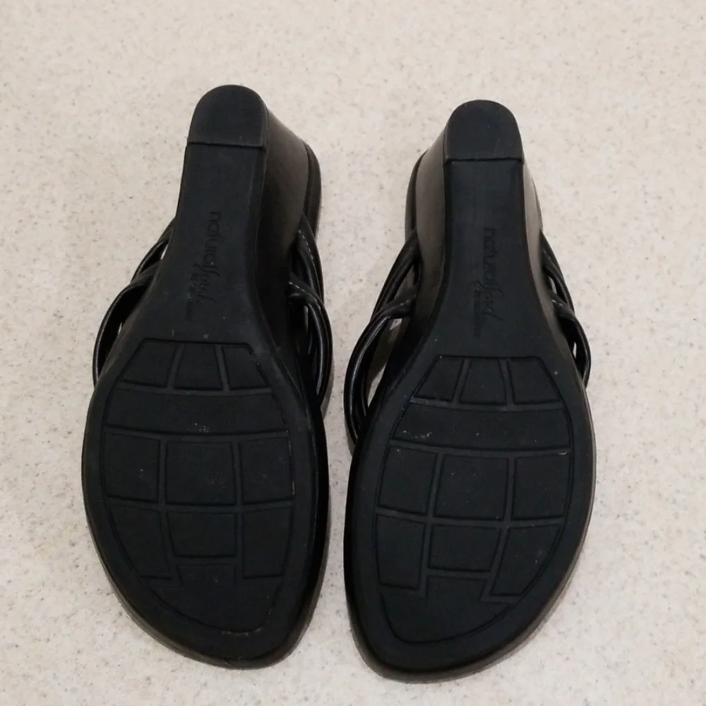Natural soul by naturalizer blk 9m women's sandals